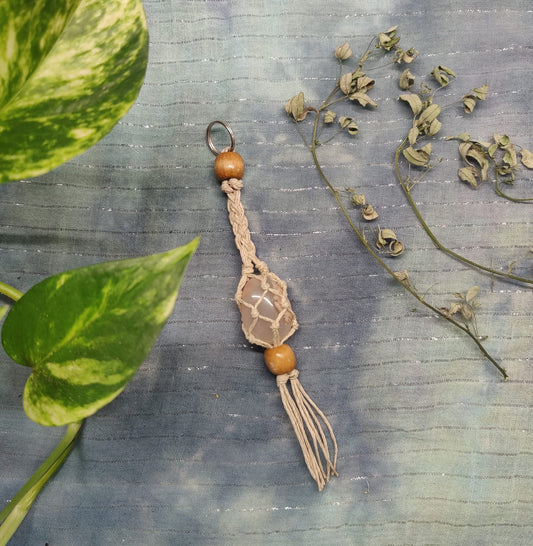 Kukka-akaatti ~laukkukoru, beige